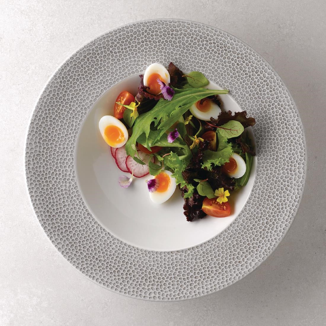 Churchill Isla Wide Rim Bowl Shale Grey 240mm (Pack of 12) - DY865 Bowls Churchill