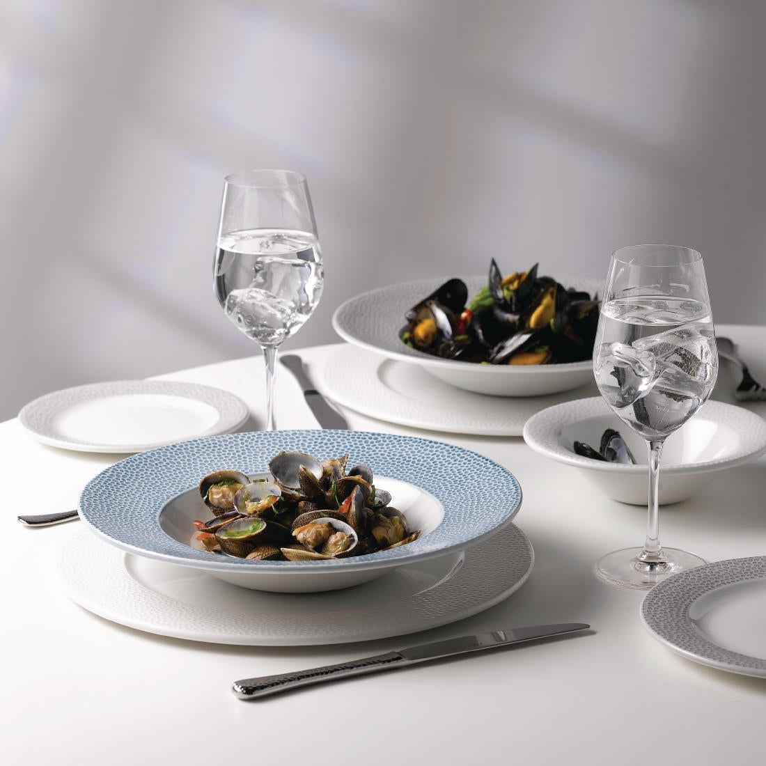 Churchill Isla Wide Rim Plate White 305mm (Pack of 12) - DY831 Plates Churchill