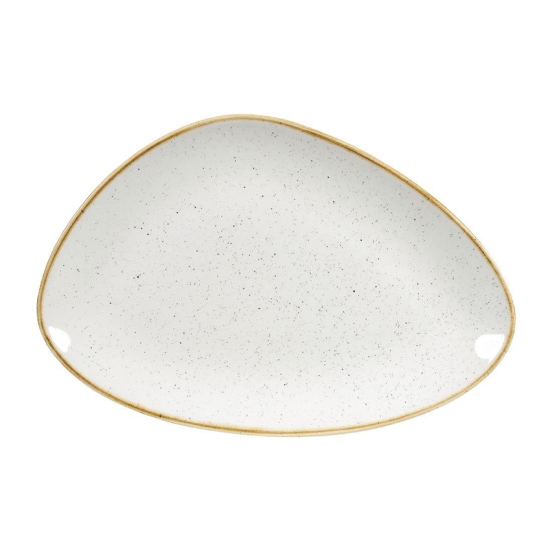 Churchill Stonecast Triangular Plates Barley White 304mm (Pack of 6) - DY875 Plates Churchill