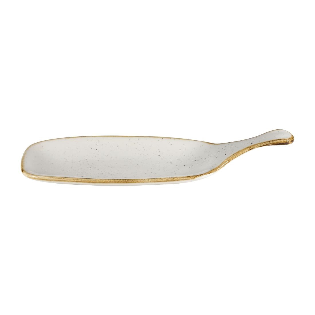 Churchill Stonecast Handled Paddles Barley White 284mm (Pack of 6) - DY879 Churchill Super Vitrified Churchill