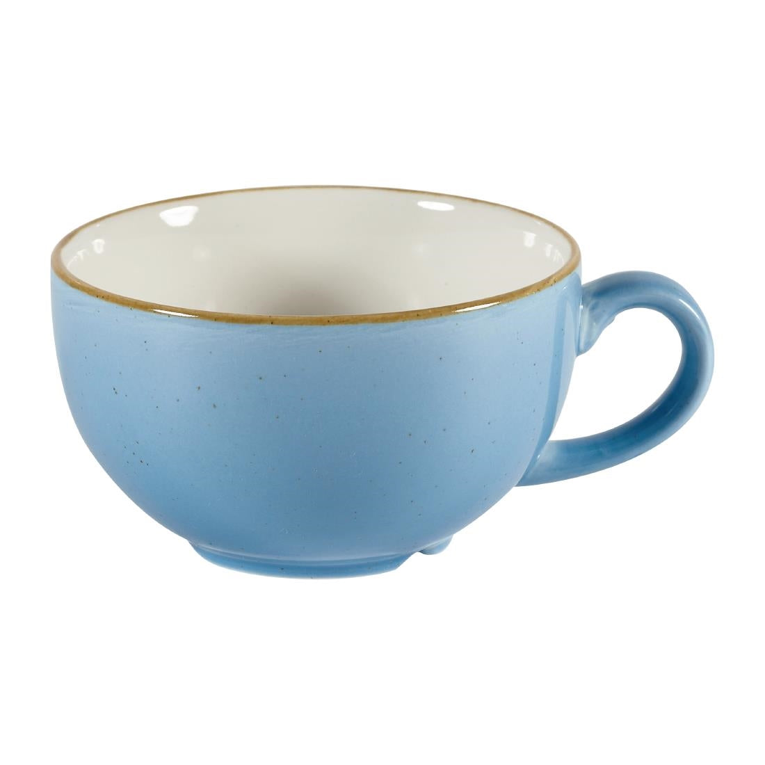 Churchill Stonecast Cappuccino Cups Cornflower Blue 227ml 8oz (Pack of 12) - DY881 Cups and Mugs Churchill