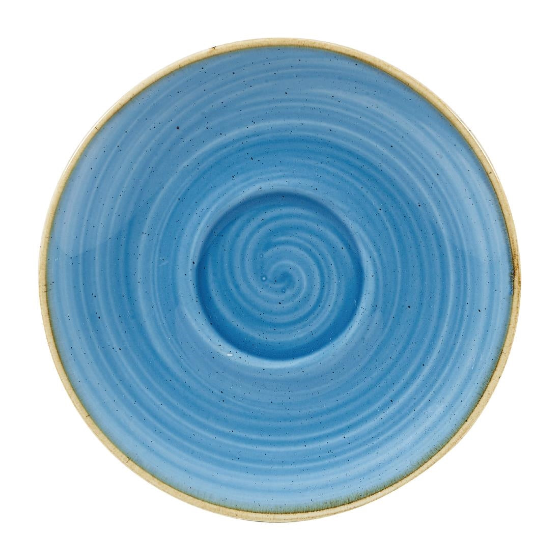 Churchill Stonecast Cappuccino Saucers Cornflower Blue 156mm - DY888 Churchill Super Vitrified Churchill