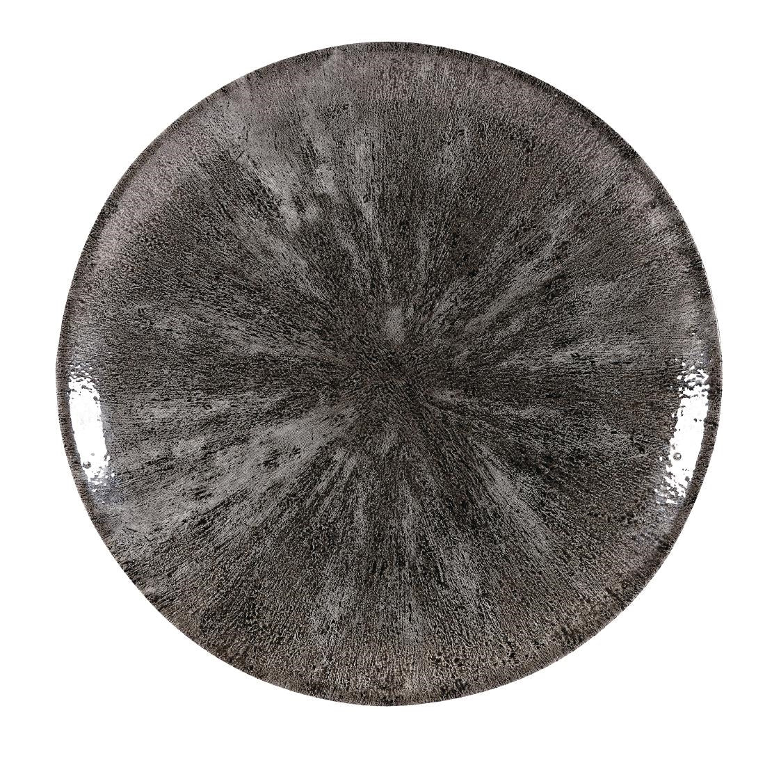 Churchill Stone Quartz Black Evolve Coupe Plates 288mm (Pack of 12) - DY892 Plates Churchill