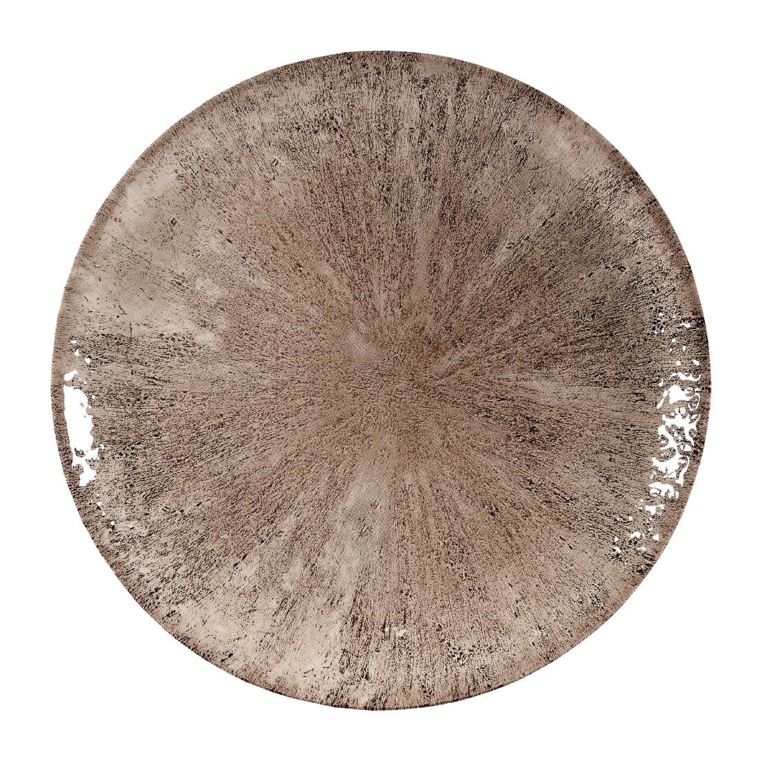 Churchill Stone Zircon Brown Evolve Coupe Plates 228mm (Pack of 12) - DY910 Plates Churchill