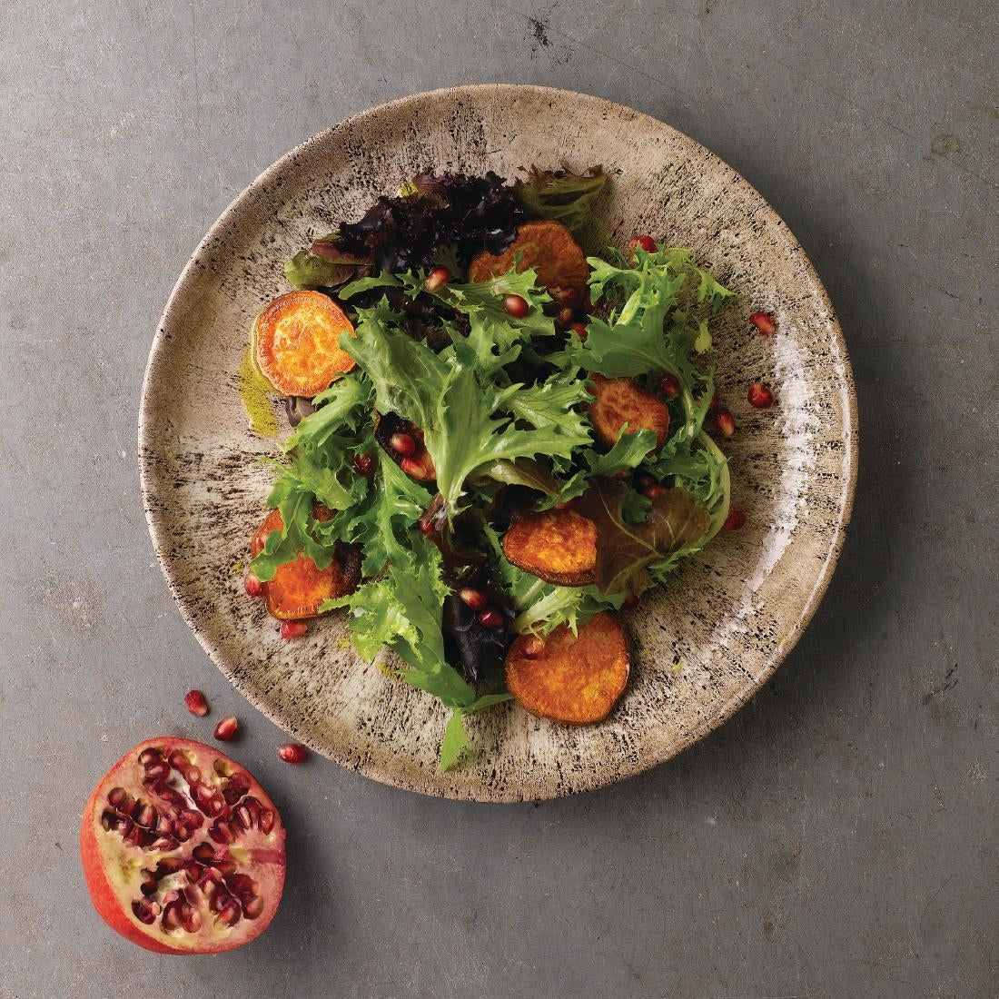 Churchill Stone Zircon Brown Evolve Coupe Plates 260mm (Pack of 12) - DY911 Plates Churchill