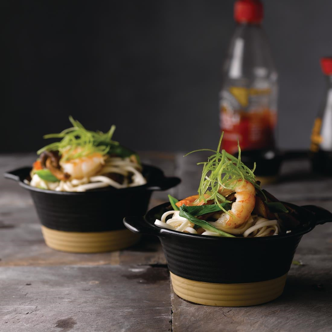 Churchill Black Igneous Stoneware Pie Dish 140mm (Pack of 6) - DY926 Churchill Art de Cuisine Churchill