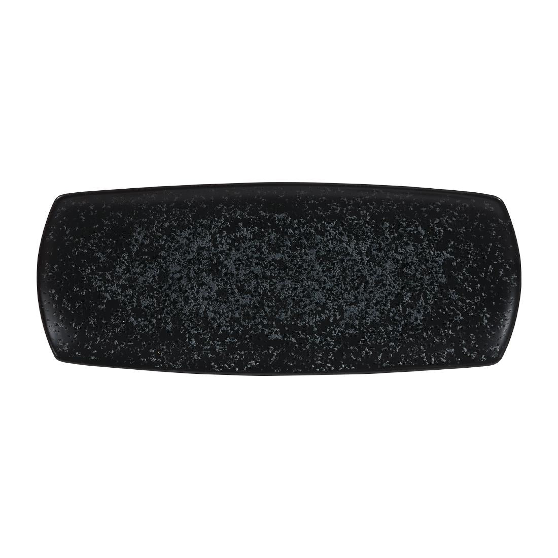 Churchill Menu Shades Caldera Ash Rectangular Plates 140mm (Pack of 6) - DY934 Plates Churchill