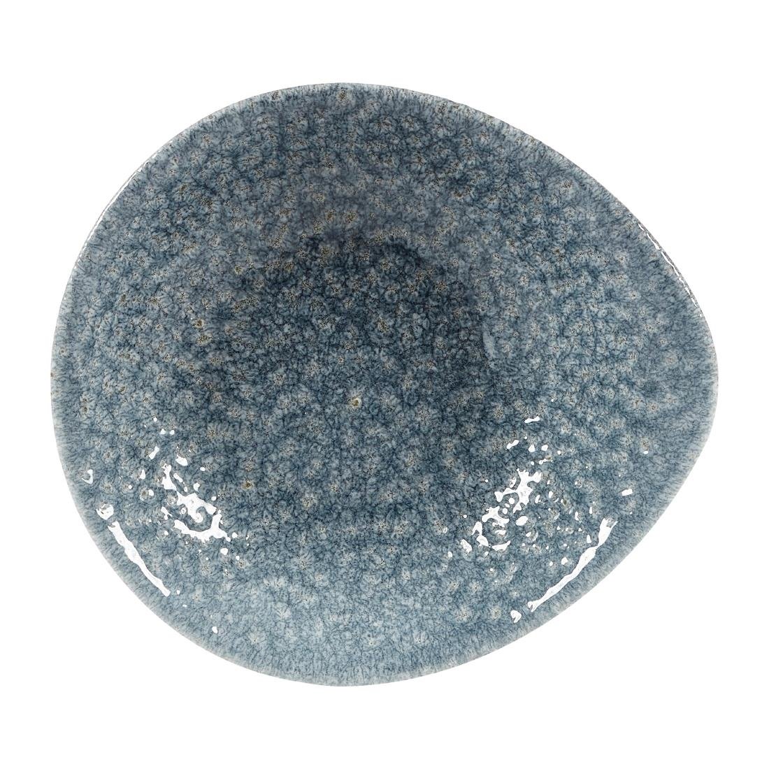 Churchill Raku Round Dish Topaz Blue 185mm (Pack of 12) - DY941 Churchill Super Vitrified Churchill