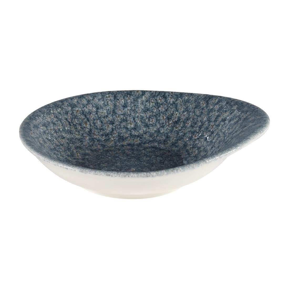 Churchill Raku Round Dish Topaz Blue 160mm (Pack of 12) - DY940 Churchill Super Vitrified Churchill