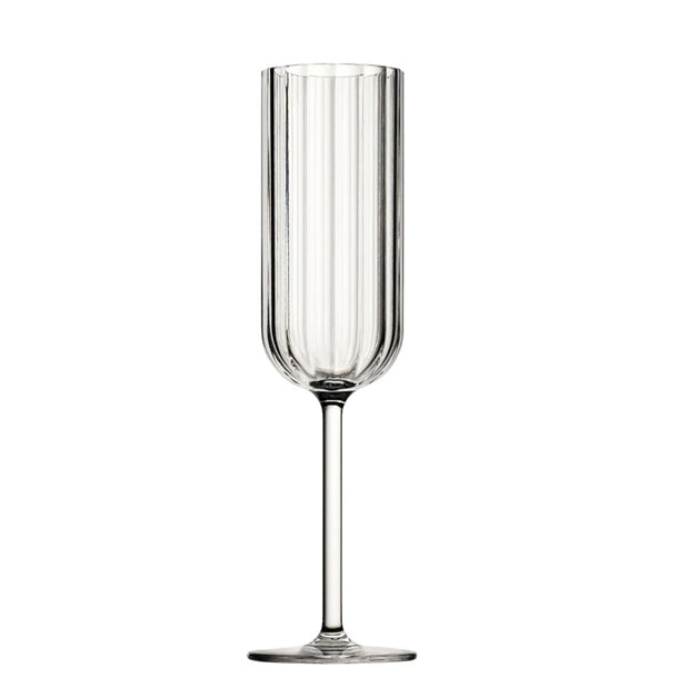Utopia Paradise Flutes 220ml (Pack of 12) - DZ405 Plastic Drinkware Utopia