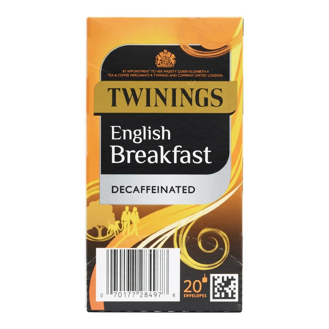 Twinings English Breakfast Decaffeinated Enveloped Tea Bags (Pack of 80) - DZ460 Twinings