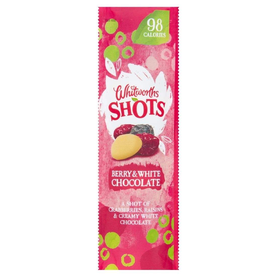 Whitworths Berry and White Chocolate Shots 25g (Pack of 14) - DZ489 Whitworths