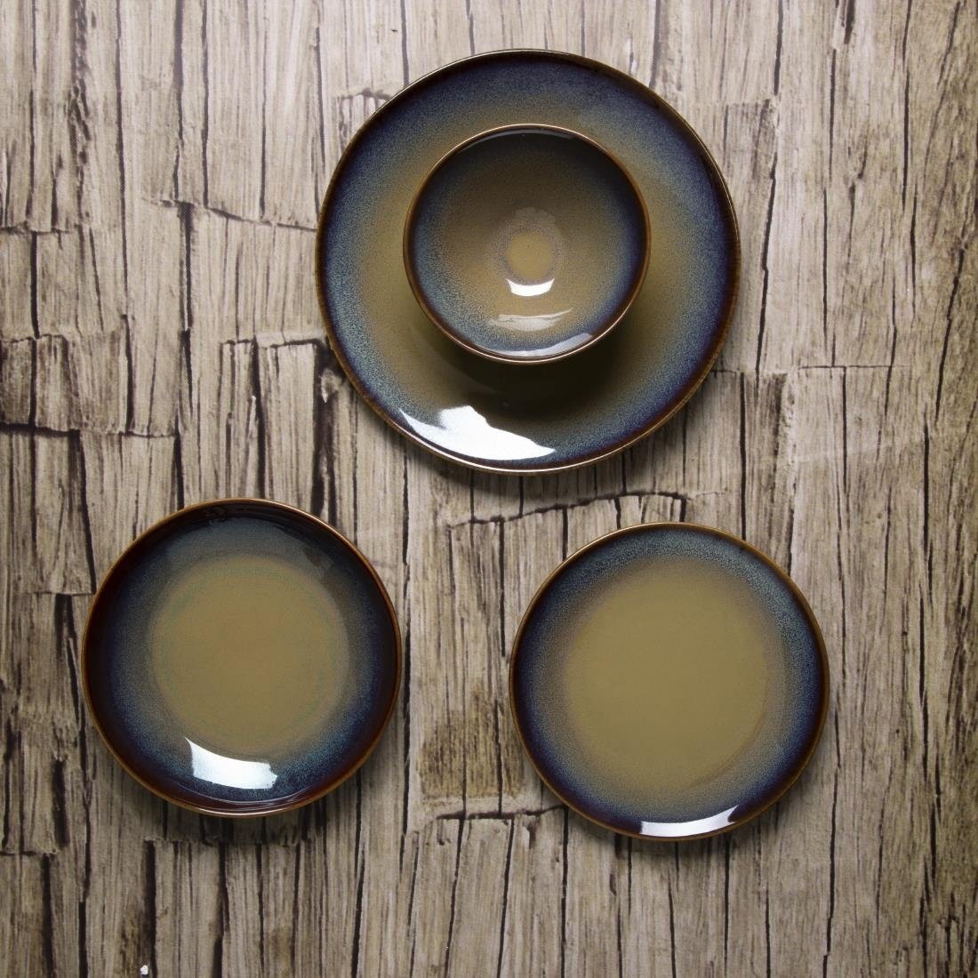 Olympia Birch Aubergine Coupe Plates 270mm (Pack of 6) - DZ697 Plates Olympia