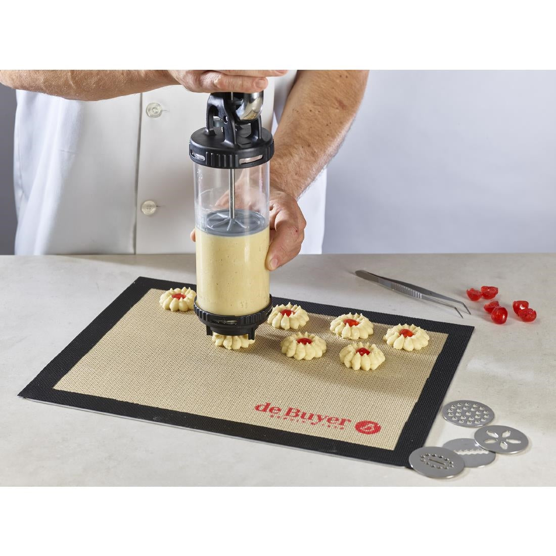 De Buyer Special Shortbread Biscuit Disc Kit For Le Tube (13 Discs) - DZ714 De Buyer