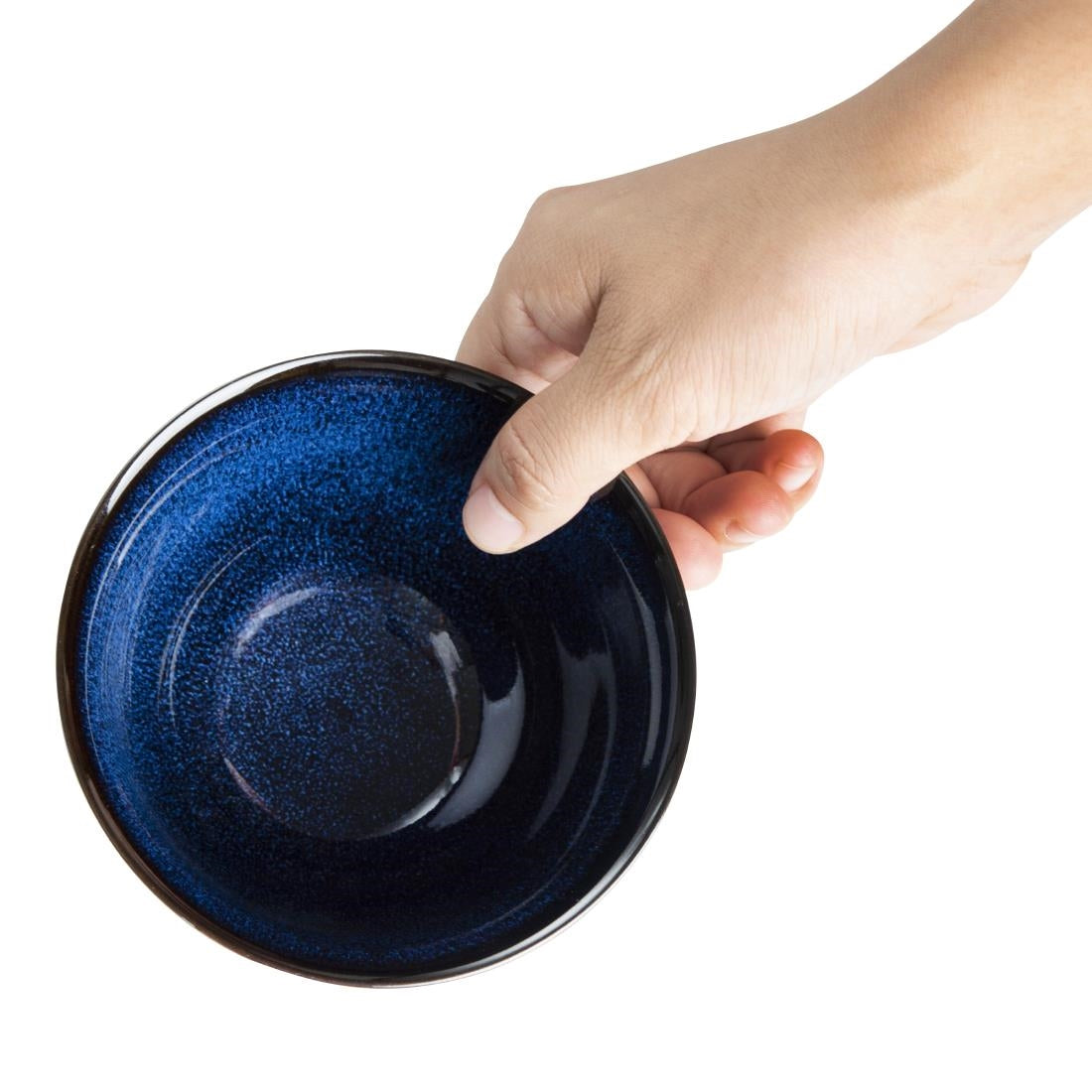 Olympia Luna Midnight Blue Footed Bowls 115mm (Pack of 8) - DZ774 Bowls Olympia
