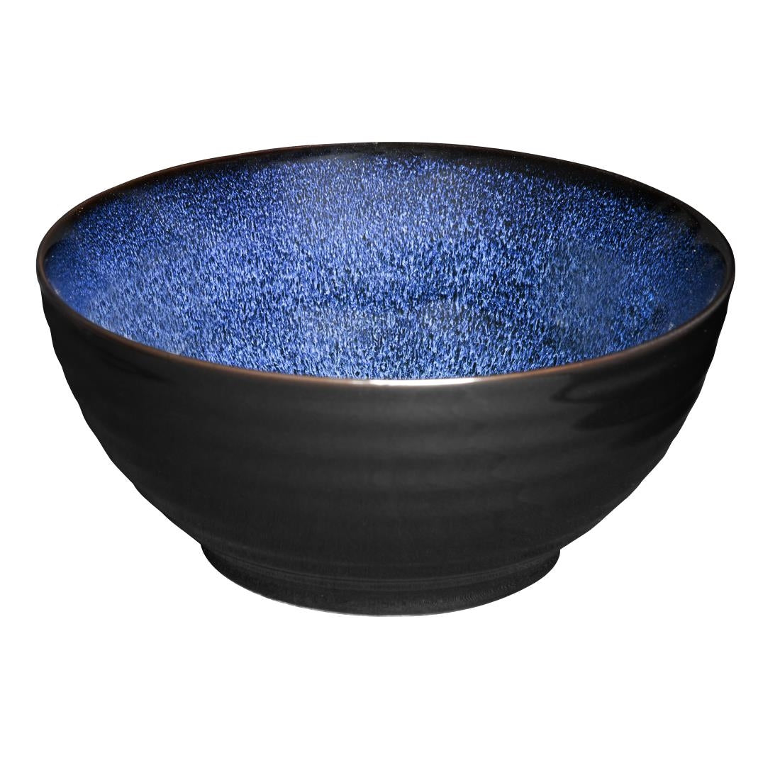 Olympia Luna Midnight Blue Footed Bowls 205mm (Pack of 4) - DZ776 Bowls Olympia
