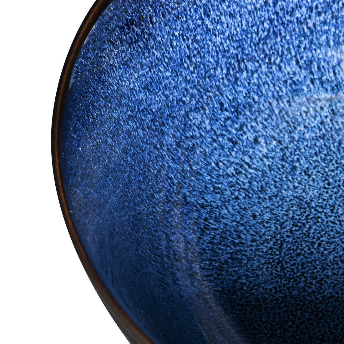 Olympia Luna Midnight Blue Footed Bowls 205mm (Pack of 4) - DZ776 Bowls Olympia