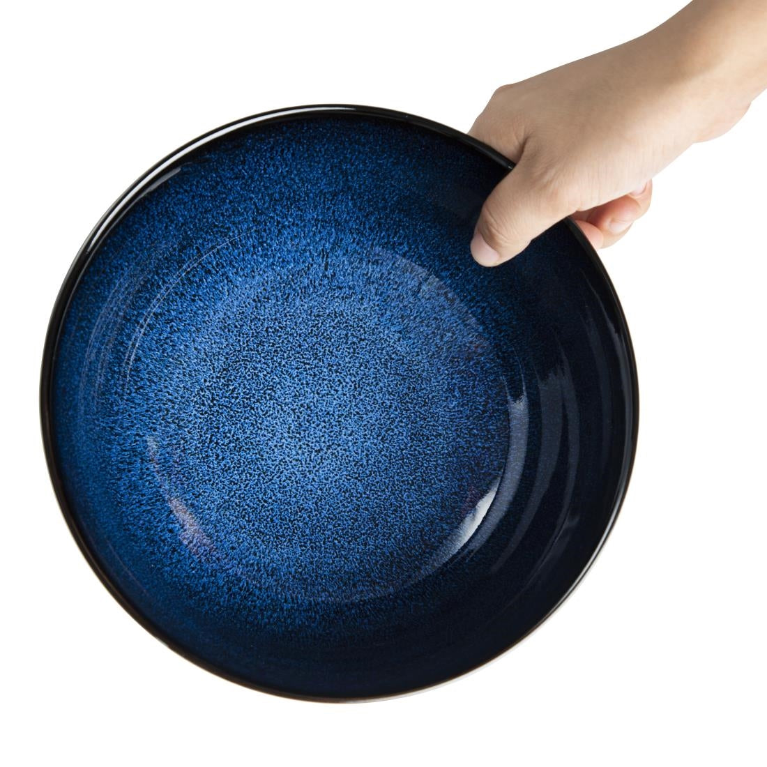 Olympia Luna Midnight Blue Footed Bowls 205mm (Pack of 4) - DZ776 Bowls Olympia