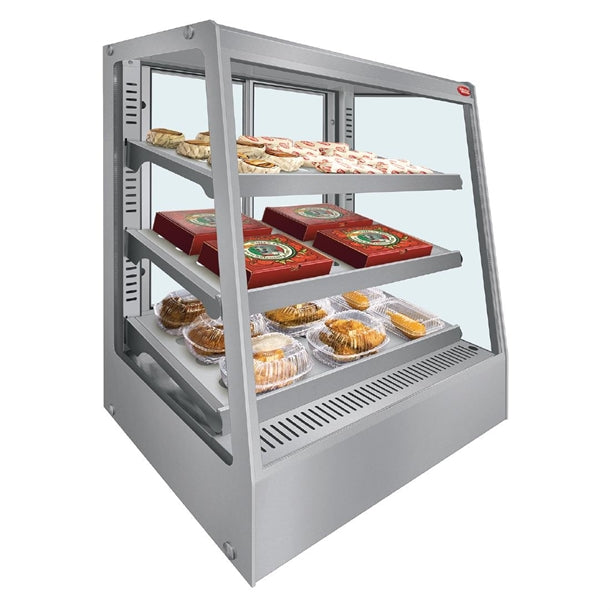 Hatco Glo-Max Countertop Heated Display Case Rear Sliding Glass Doors GMHDH-3PT - DZ822 Hatco