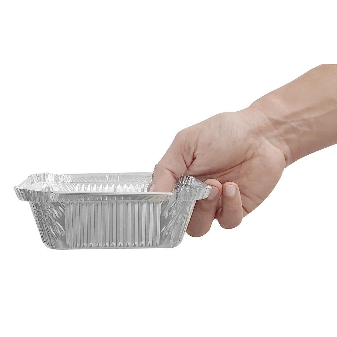 Fiesta Recyclable Foil Containers 250ml (Pack of 1000) - DZ890 Takeaway Food Containers Fiesta Recyclable