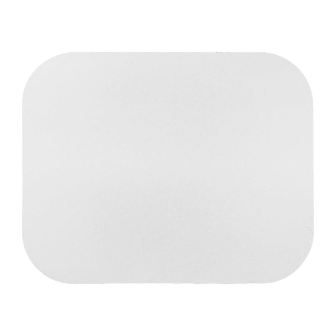 Fiesta Recyclable Paper Lids for 250ml Foil Containers (Pack of 1000) - DZ891 Takeaway Food Containers Fiesta Recyclable