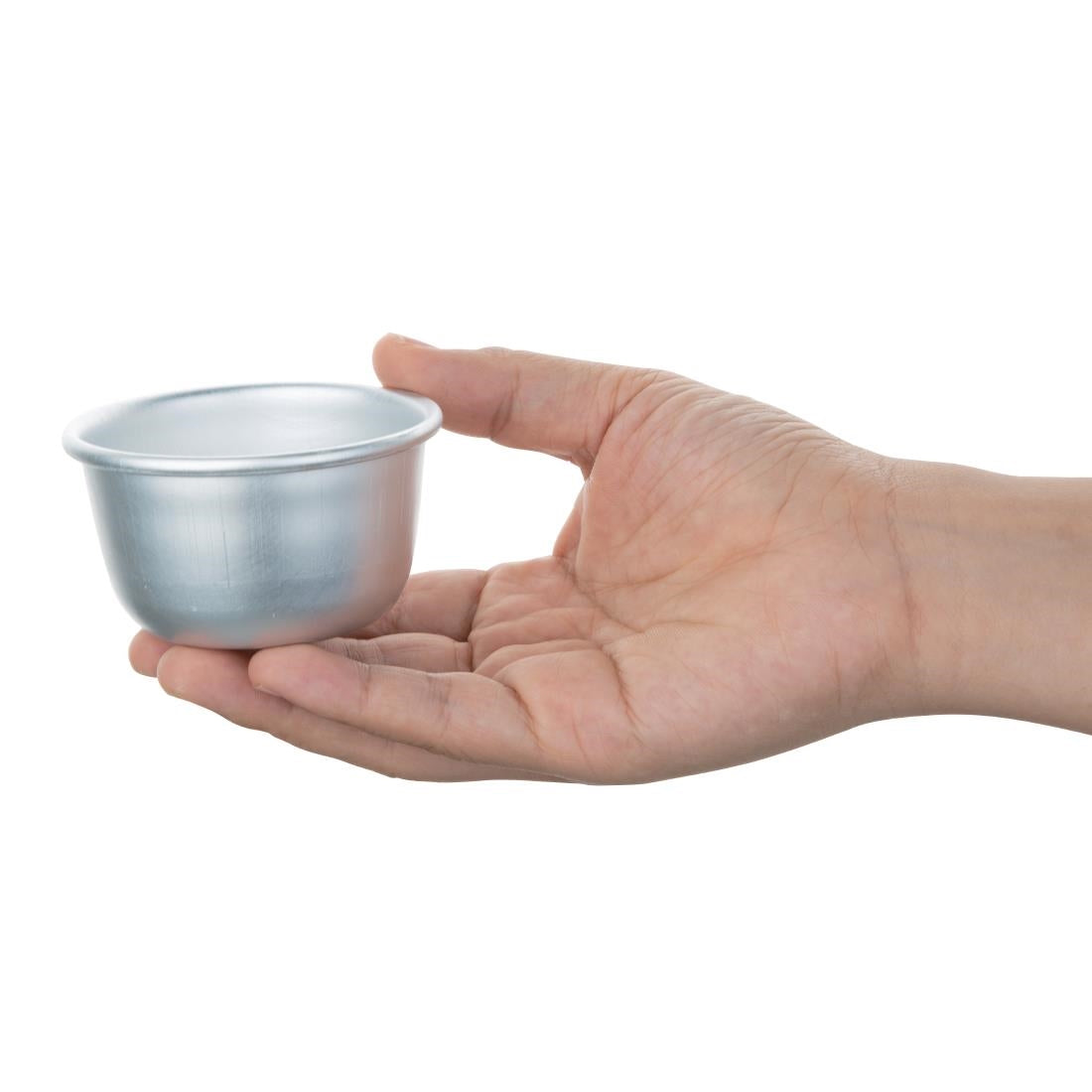 Vogue Aluminium Mini Pudding Basin 105ml - E048 Vogue