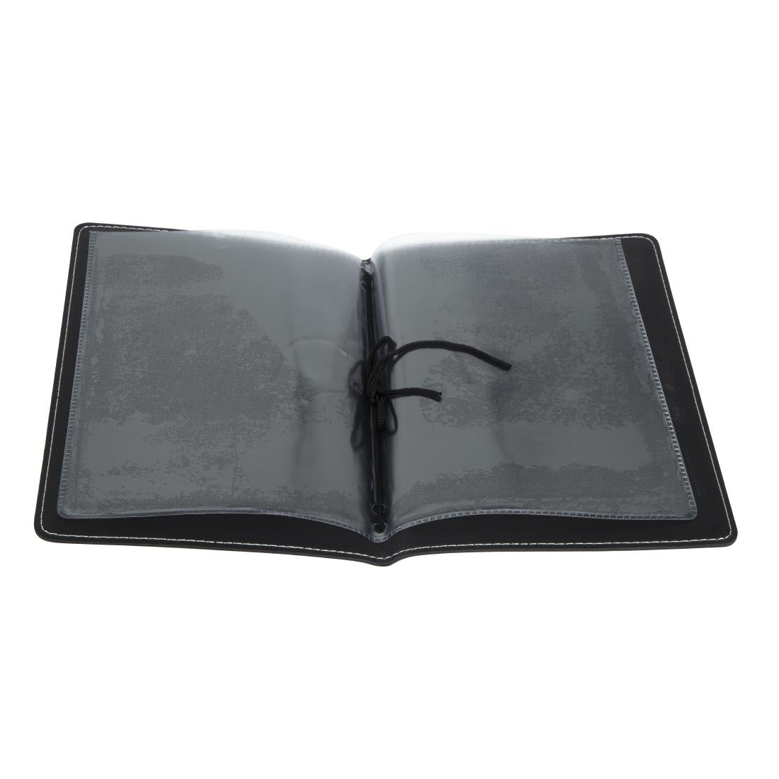 Olympia Faux Leather Menu Cover A5 Black - E223 Olympia