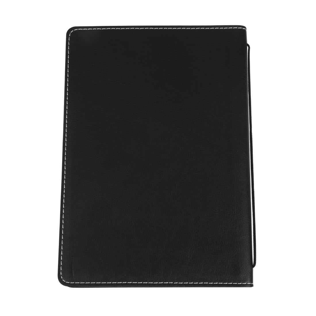 Olympia Faux Leather Menu Cover A5 Black - E223 Olympia