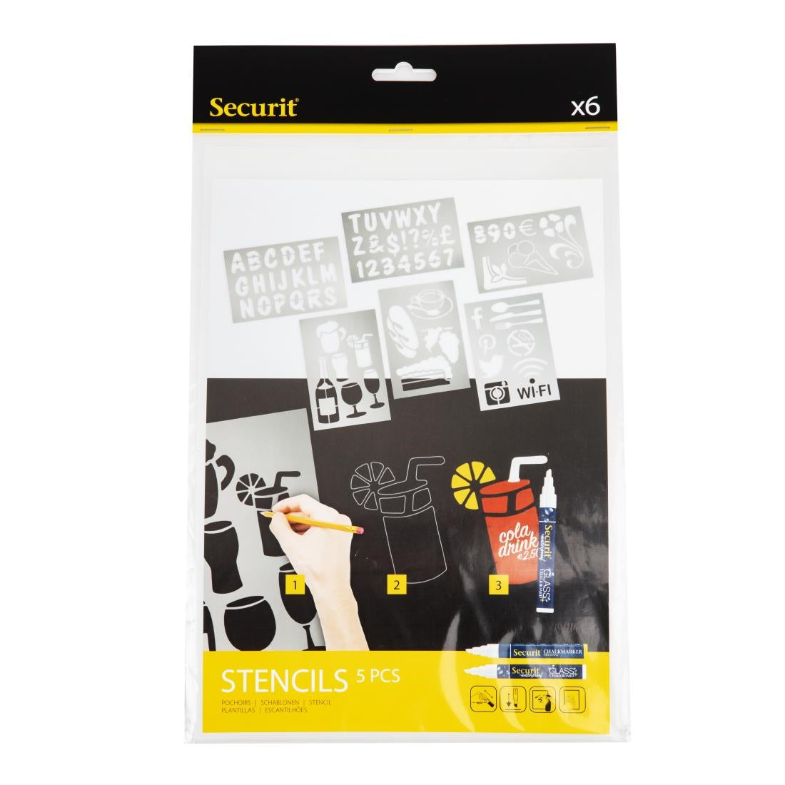 Securit Stencil Set - E287 Securit