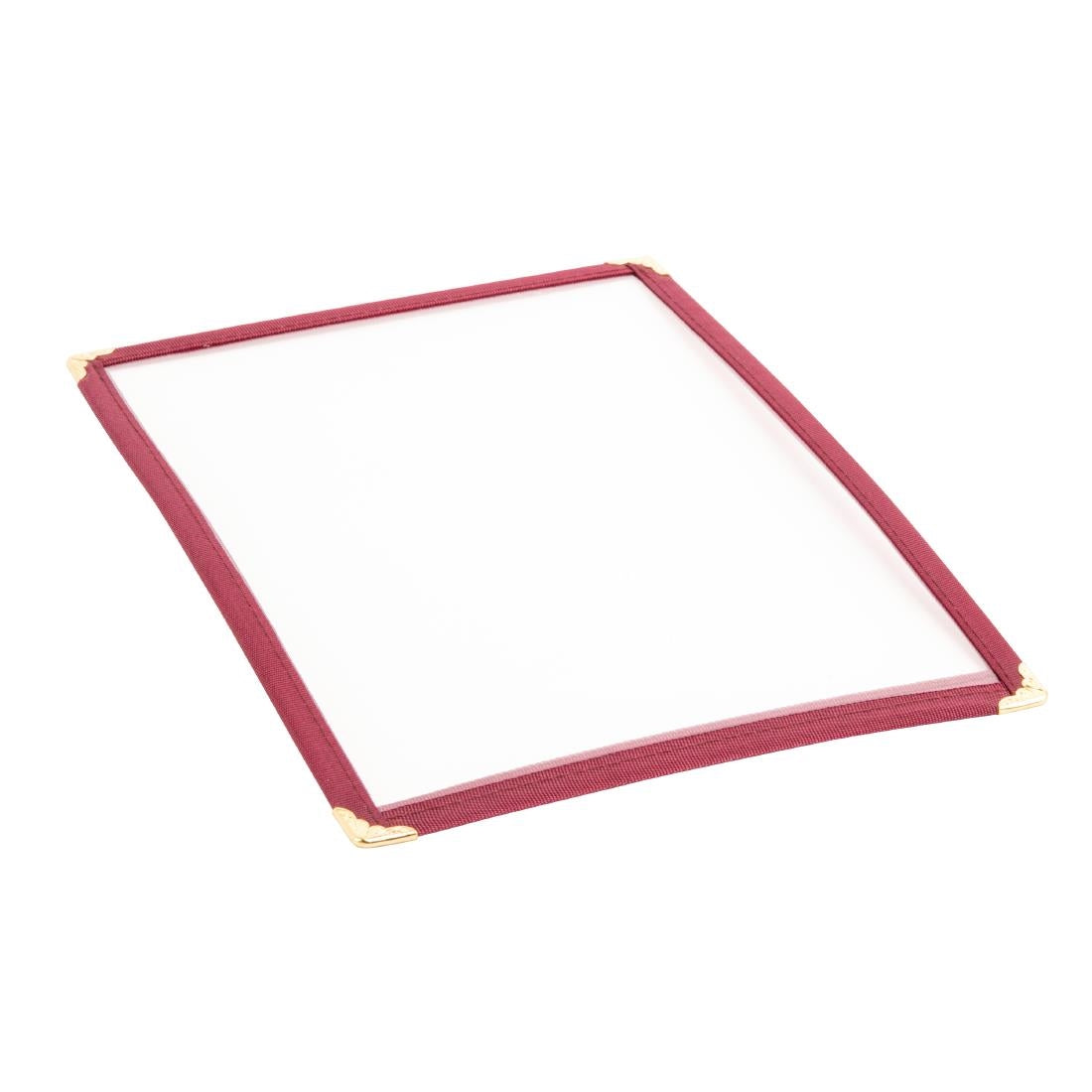 Olympia American Style Menu Cover A4 Burgundy - E296 Olympia