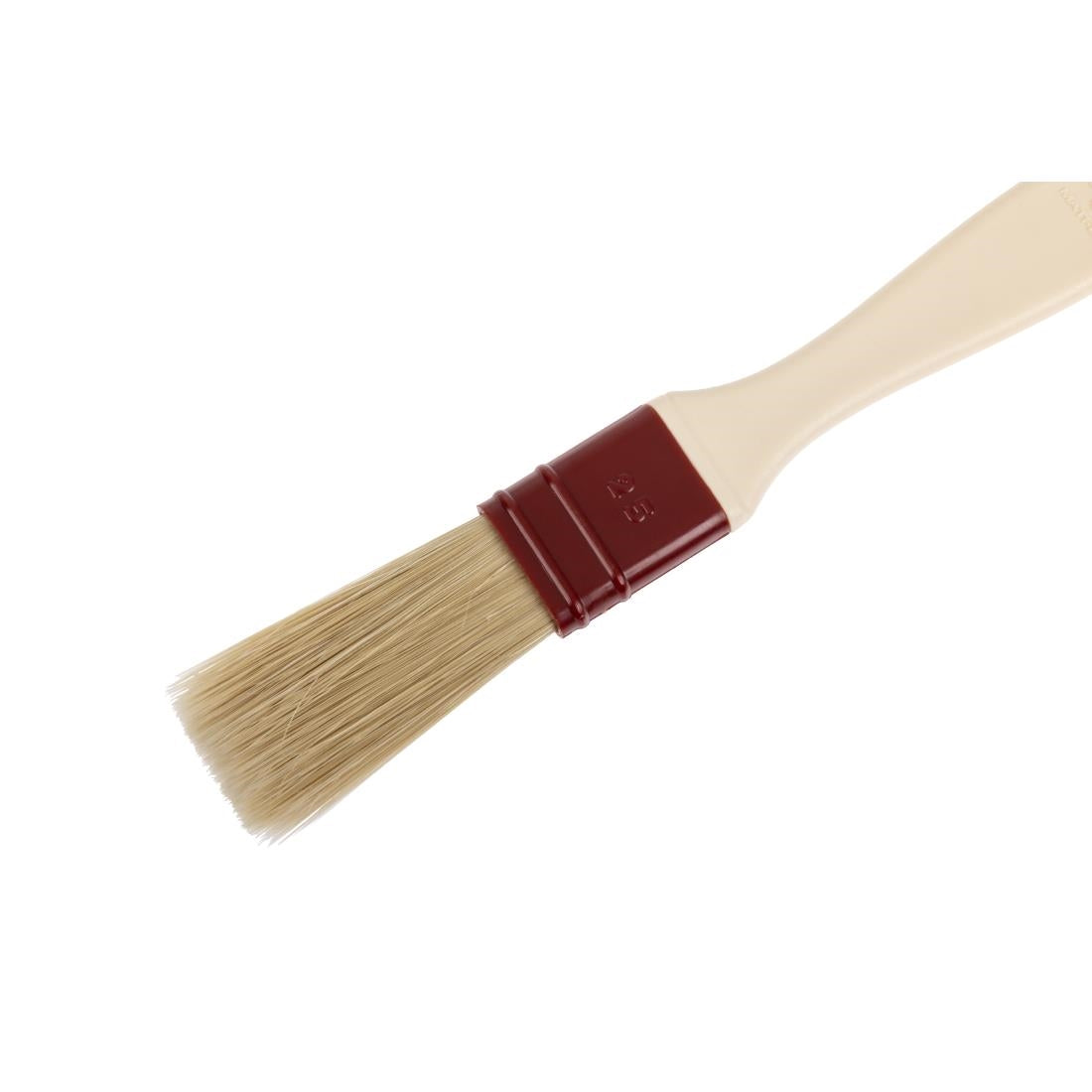 Matfer Bourgeat Pastry Brush Natural Flat Bristles 2.5cm - E440 Matfer Bourgeat