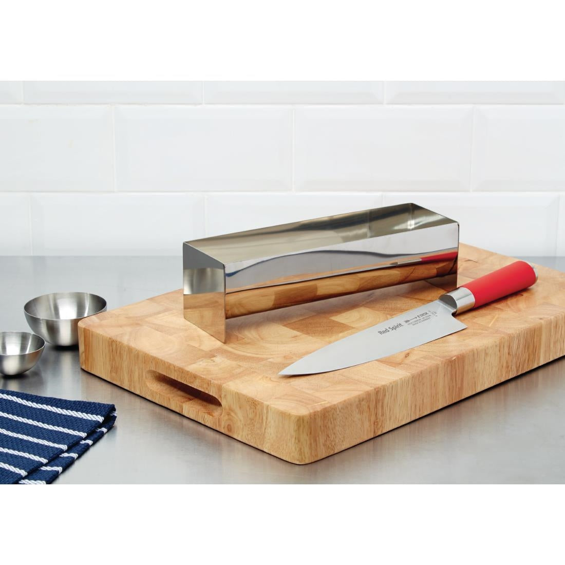 Vogue U Shaped Stainless Steel Terrine Mould 260mm - E585 Vogue