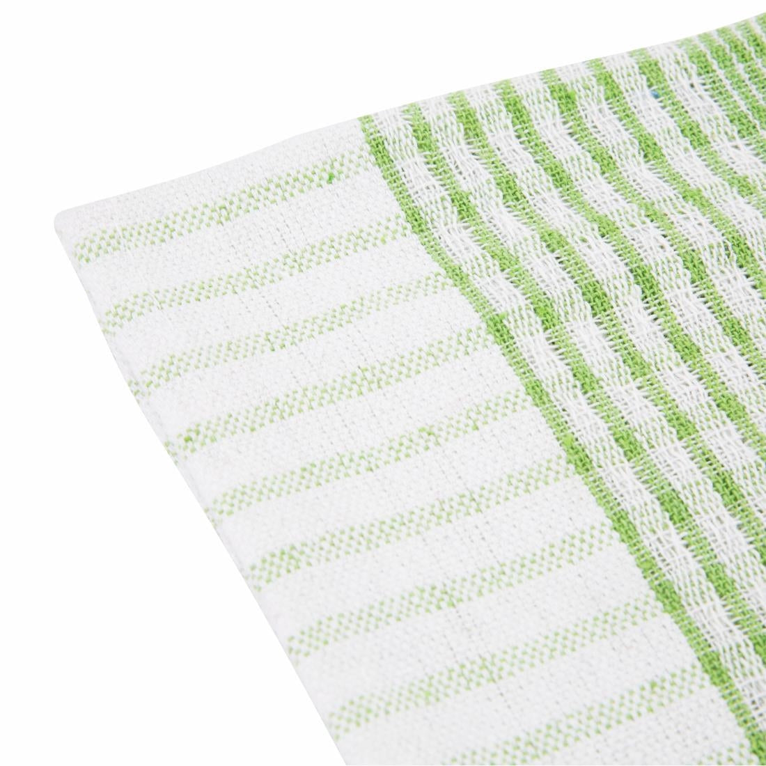 Vogue Wonderdry Tea Towels Green (Pack of 10) - E700 Vogue