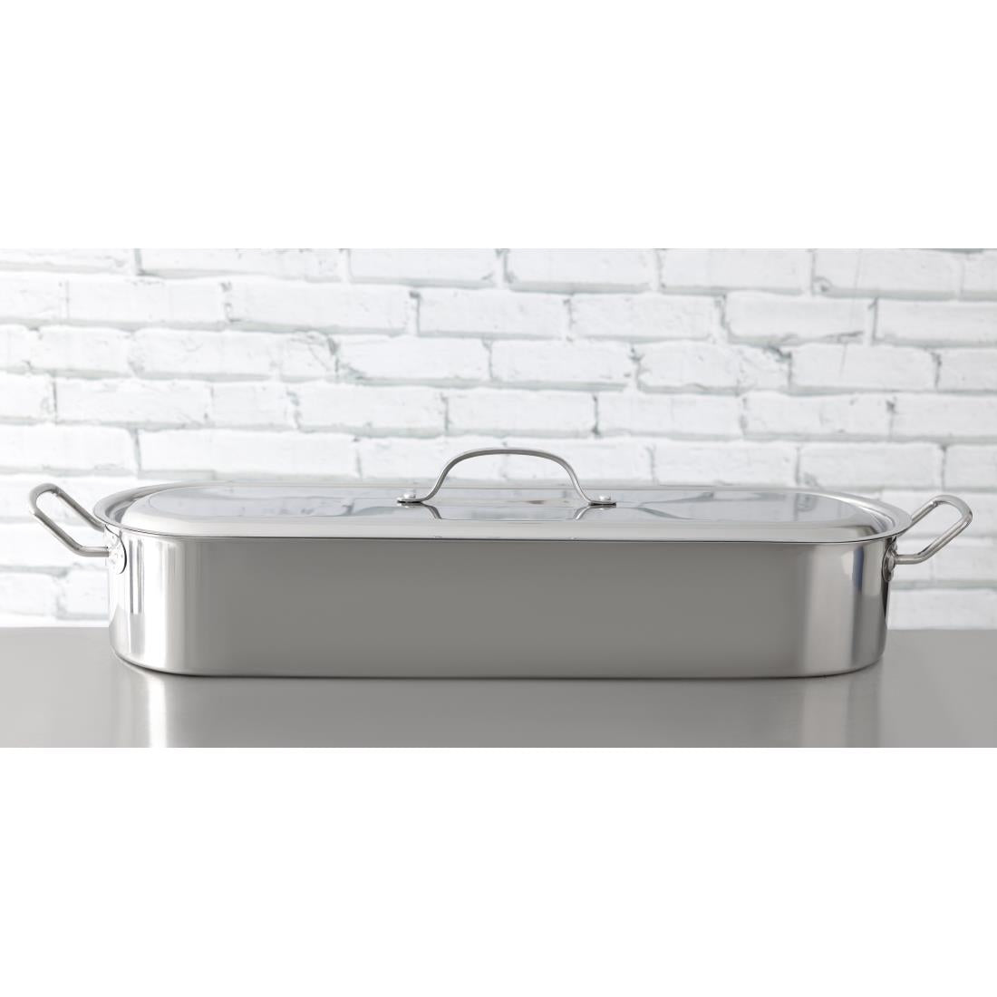 Kitchen Craft Stainless Steel Fish Kettle 29cm - E923 Kitchen Craft