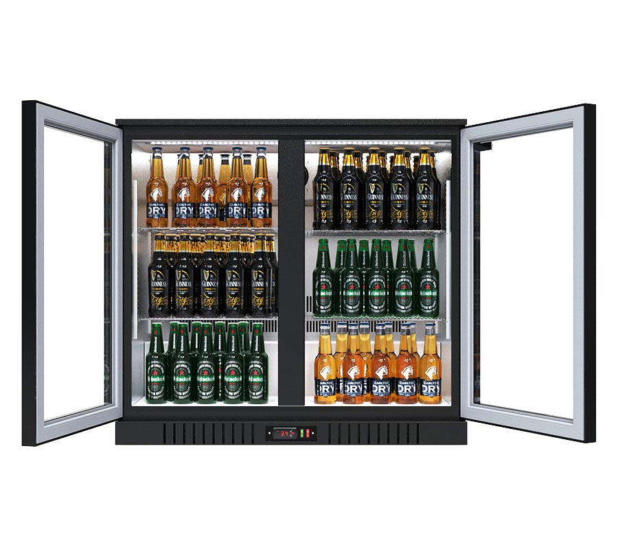 Empire Premium Double Door 208 Litre Bottle Cooler Hinged Doors - CL-210H-EE Double Door Bottle Coolers Empire