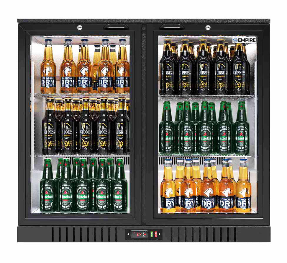 Empire Premium Double Door 208 Litre Bottle Cooler Hinged Doors - CL-210H-EE Double Door Bottle Coolers Empire