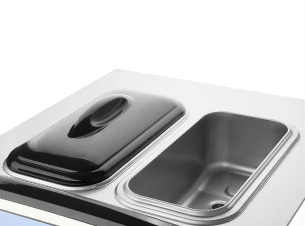 Empire Ice Cream Machine Counter Top 25 Litre - 2 x 12.5L - Commercial 3 Nozzle Flavour Soft Ice Cream Vending with Air Pump Function- EMP-ICREAM25 Ice Cream Machines & Makers Empire