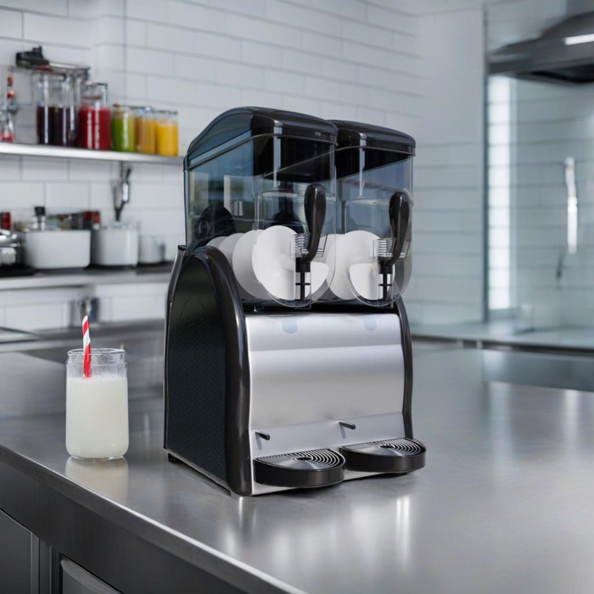 Empire Commercial 2 x 12 Litre Twin Slush Ice Machine - EMP-SLUSH2 Slush Machines Empire