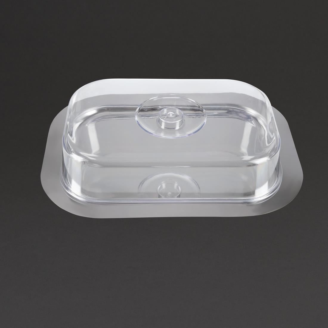 Stainless Steel Rectangular Tray with Cover - F762 APS