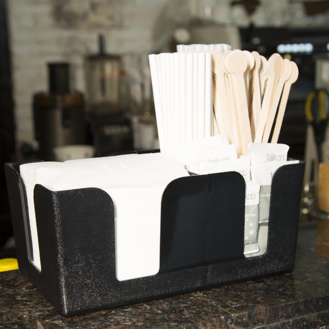 Olympia Kristallon Plastic Bar Caddy Black - F980 Olympia