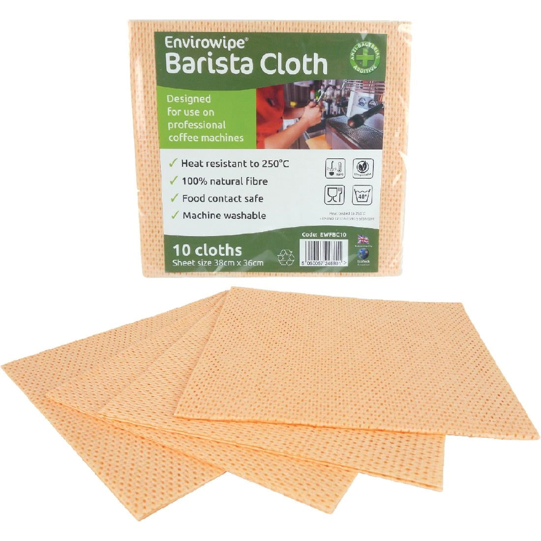 Envirowipe Barista Cloth (Pack of 10) - FA099 EcoTech