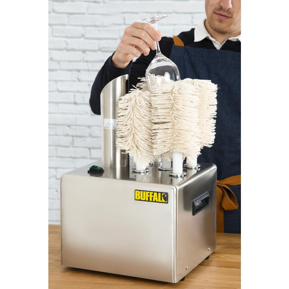 Buffalo Commercial Glass Polisher - FA118 Glass Polisher Buffalo