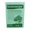 EcoTech Envirowipe Antibacterial Compostable Cleaning Cloths Green (25 Pack) - FA211  EcoTech