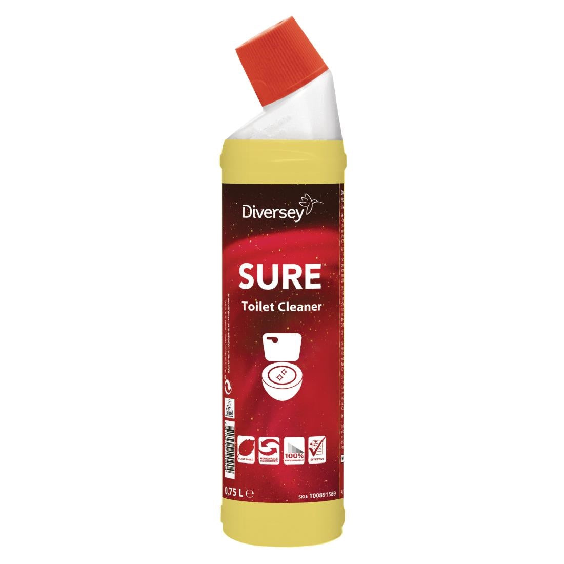 SURE Toilet Cleaner Ready To Use 750ml - CX827 Diversey