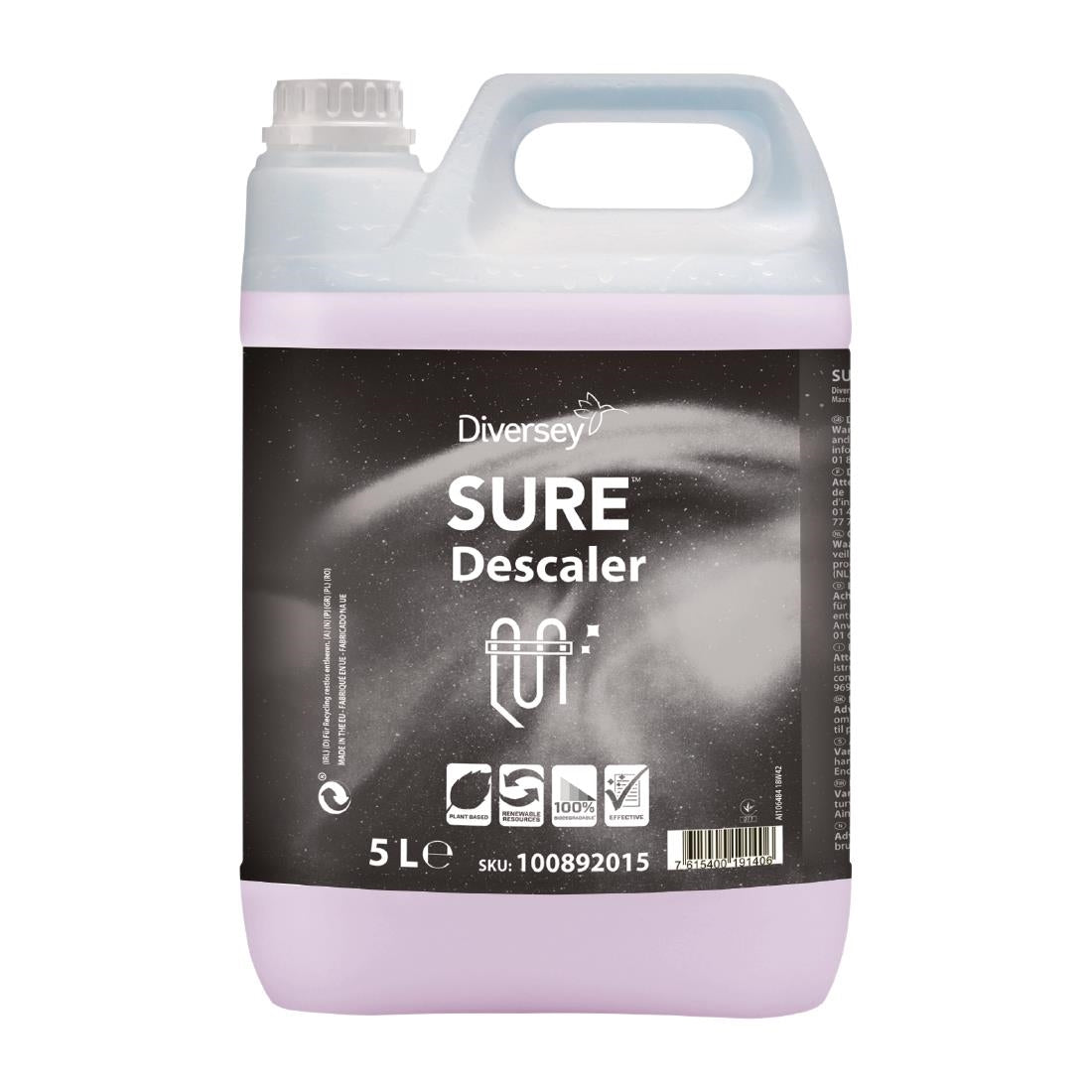 SURE Descaler Concentrate 5Ltr - CX832 Diversey