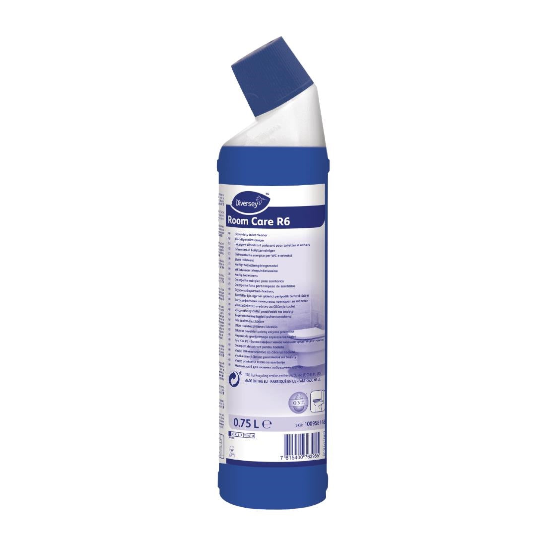 Room Care R6 Heavy-Duty Toilet Cleaner Ready To Use 750ml - CX822 Diversey