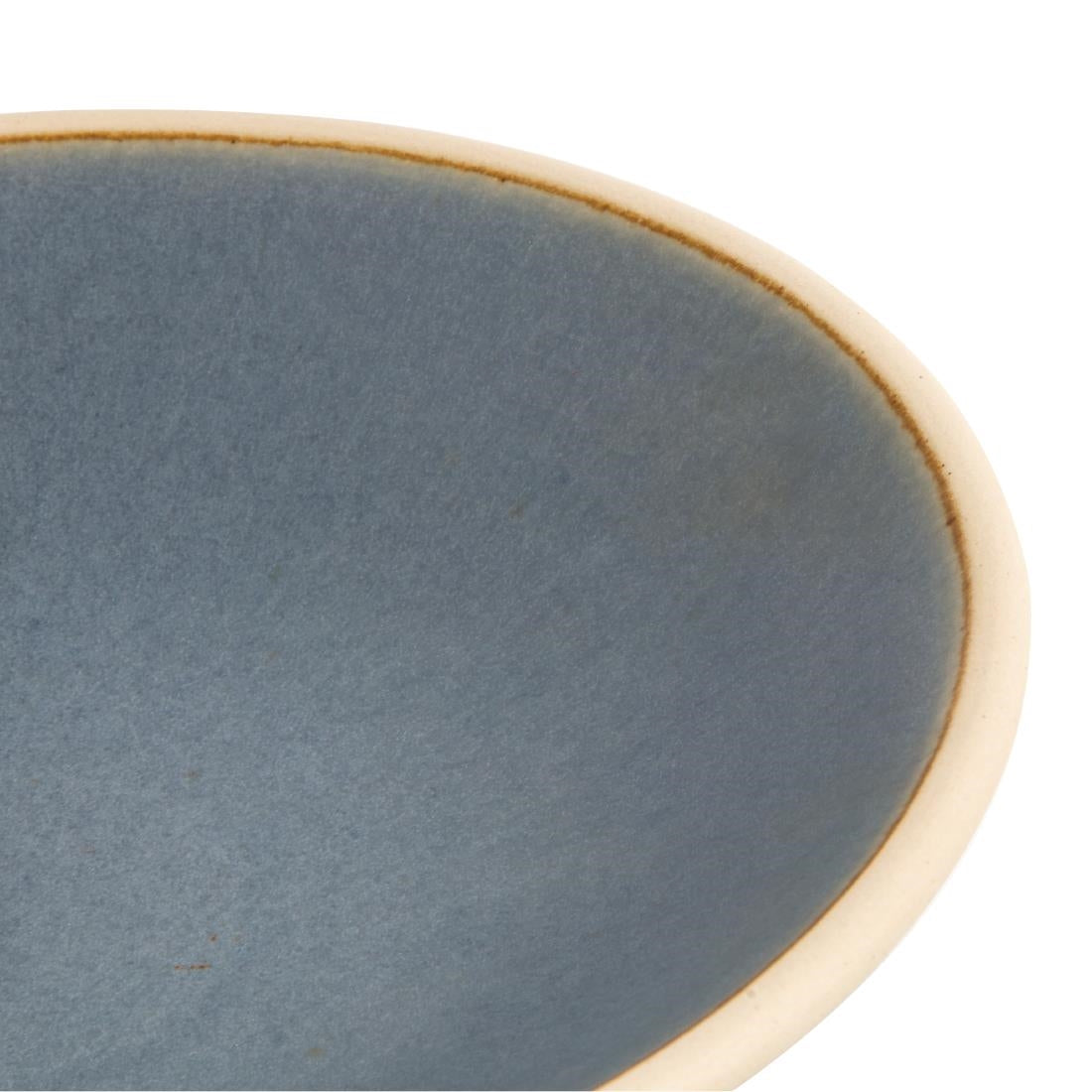 Olympia Canvas Shallow Tapered Bowl Blue Granite 200mm (Pack of 6) - FA305 Bowls Olympia