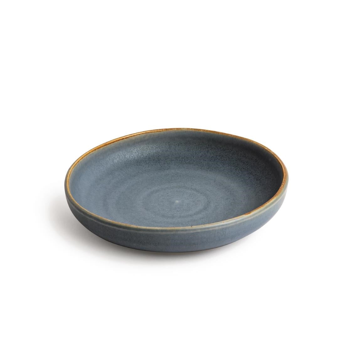 Olympia Canvas Coupe Bowl Blue Granite 230mm (Pack of 6) - FA306 Bowls Olympia
