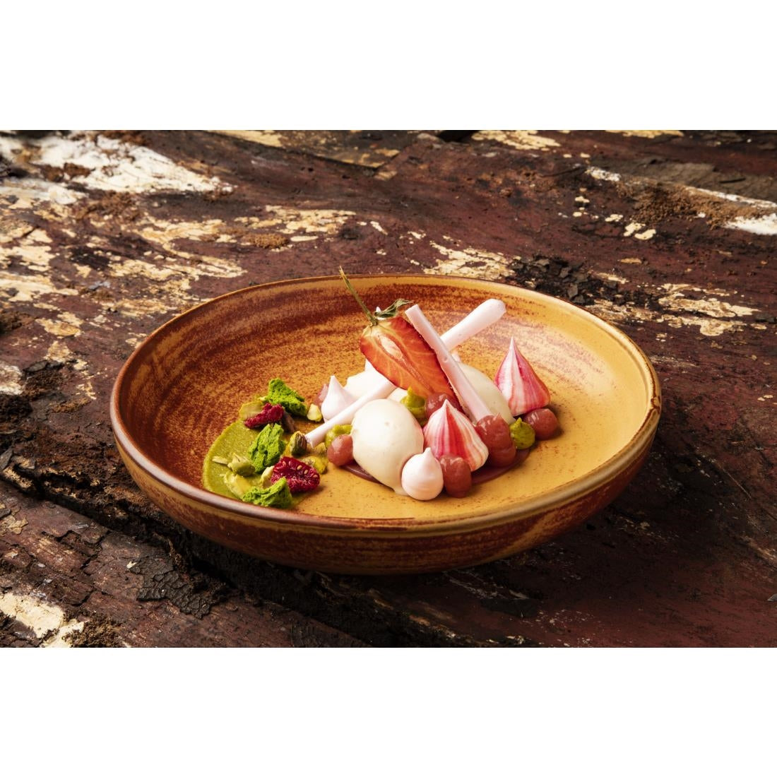 Olympia Canvas Coupe Bowl Sienna Rust 230mm (Pack of 6) - FA313 Bowls Olympia