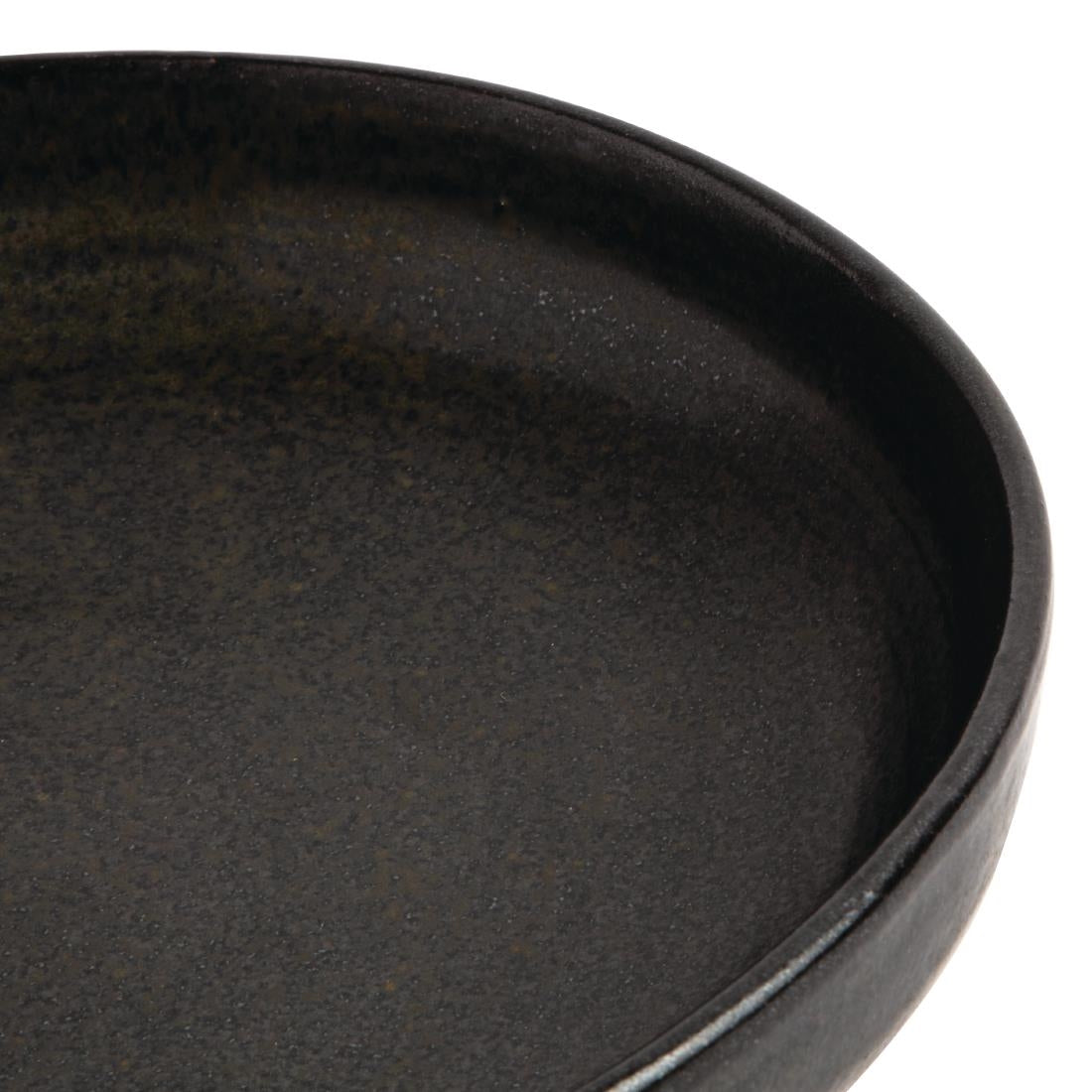 Olympia Canvas Coupe Bowl Delhi Black 230mm (Pack of 6) - FA320 Bowls Olympia